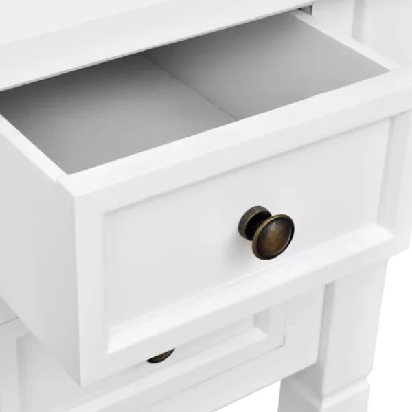 vidaXL Kontorsmöbler>Skrivbord med 5 lådor