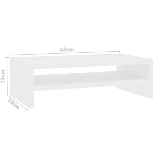vidaXL Tv-Bänkar>Skärmställ 42x24x13 cm konstruerat trä