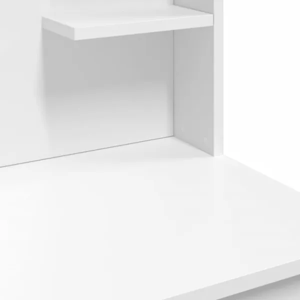 vidaXL Sminkbord>Sminkbord med LED 96x40x142 cm