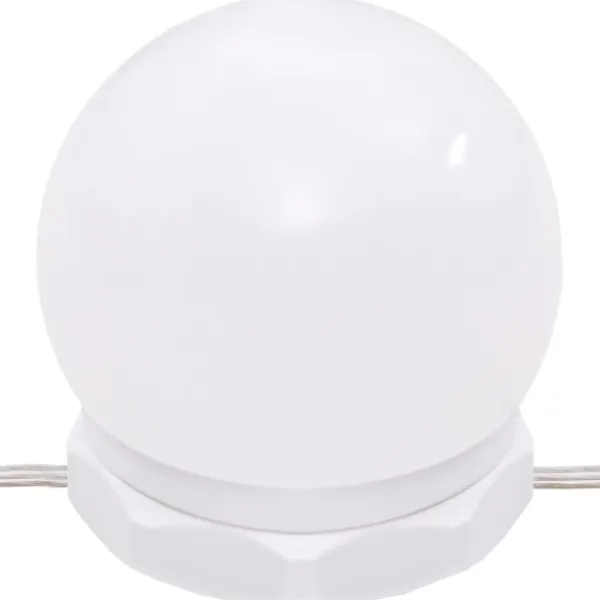 vidaXL Sminkbord>Sminkbord med LED rökfärgad ek 74,5x40x141 cm