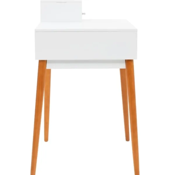 vidaXL Sminkbord>Sminkbord med spegel MDF 60x50x86 cm Vit