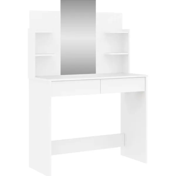 vidaXL Sminkbord>Sminkbord med spegel 96x39x142 cm
