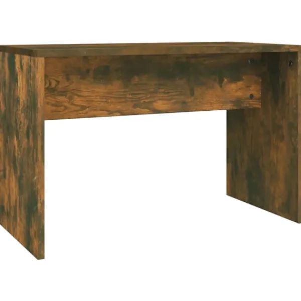vidaXL Sminkbord>Sminkbord set rökfärgad ek 86,5x35x136 cm