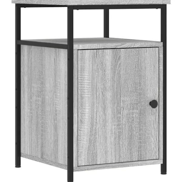 vidaXL Sängar>Sängbord 2 st sonoma 40x42x60 cm konstruerat trä