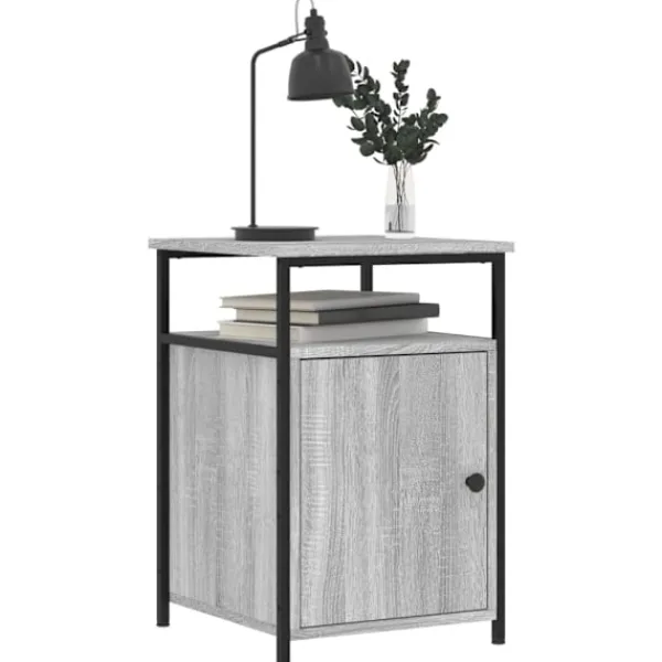 vidaXL Sängar>Sängbord 2 st sonoma 40x42x60 cm konstruerat trä