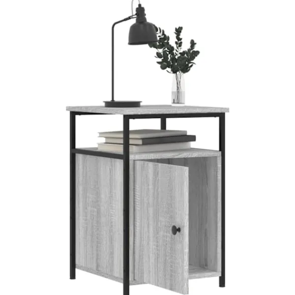 vidaXL Sängar>Sängbord 2 st sonoma 40x42x60 cm konstruerat trä