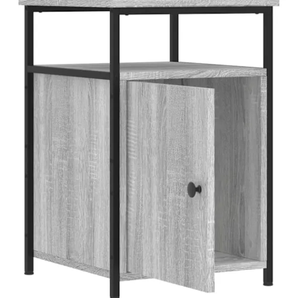 vidaXL Sängar>Sängbord 2 st sonoma 40x42x60 cm konstruerat trä