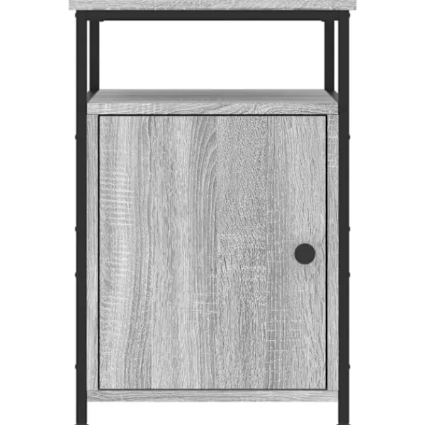 vidaXL Sängar>Sängbord 2 st sonoma 40x42x60 cm konstruerat trä
