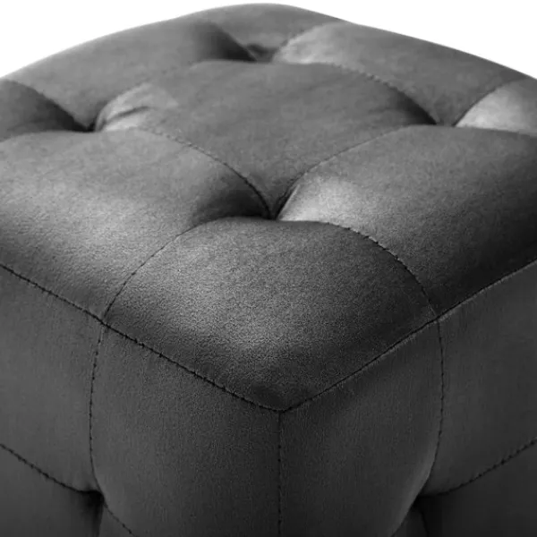 vidaXL Sittpuffar>Sängbord 2 st 30x30x30 cm sammetstyg