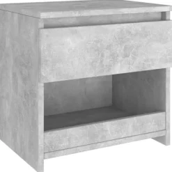 vidaXL Sängar>Sängbord betonggrå 40x30x39 cm konstruerat trä grå