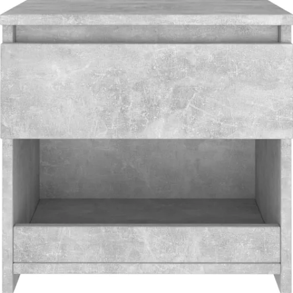 vidaXL Sängar>Sängbord betonggrå 40x30x39 cm konstruerat trä grå