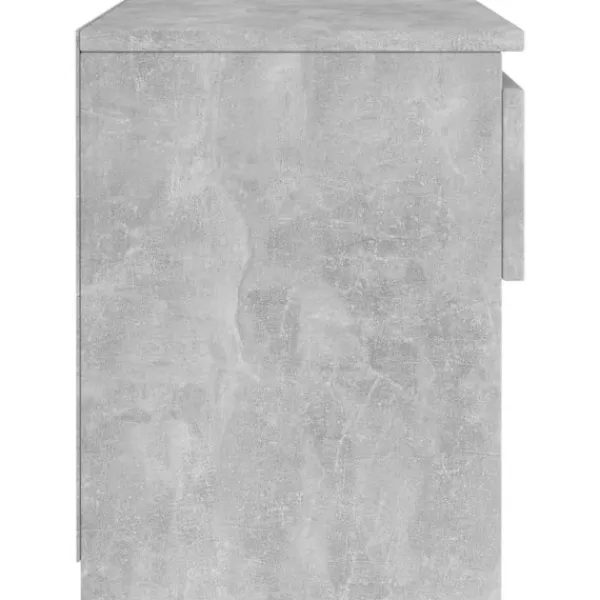 vidaXL Sängar>Sängbord betonggrå 40x30x39 cm konstruerat trä grå