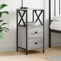 vidaXL Sängar>Sängbord sonoma 34x35,5x70 cm konstruerat trä