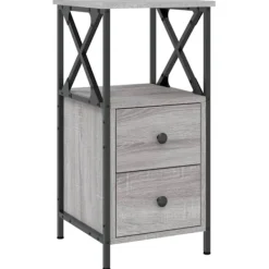 vidaXL Sängar>Sängbord sonoma 34x35,5x70 cm konstruerat trä