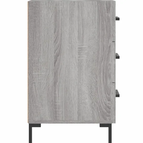 vidaXL Byråer>Sängbord sonoma-ek 40x40x66 cm konstruerat trä
