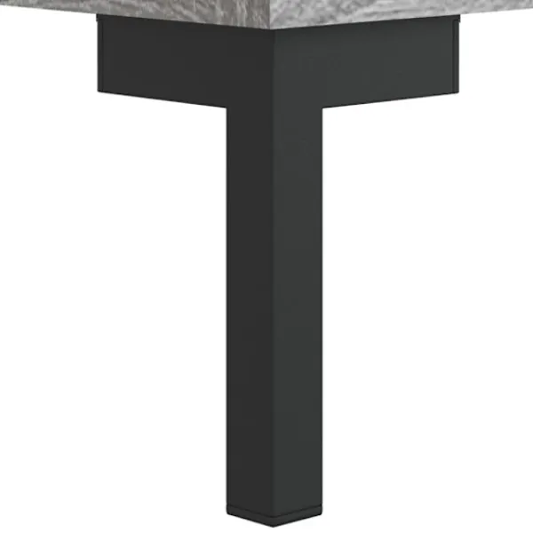 vidaXL Byråer>Sängbord sonoma-ek 40x40x66 cm konstruerat trä