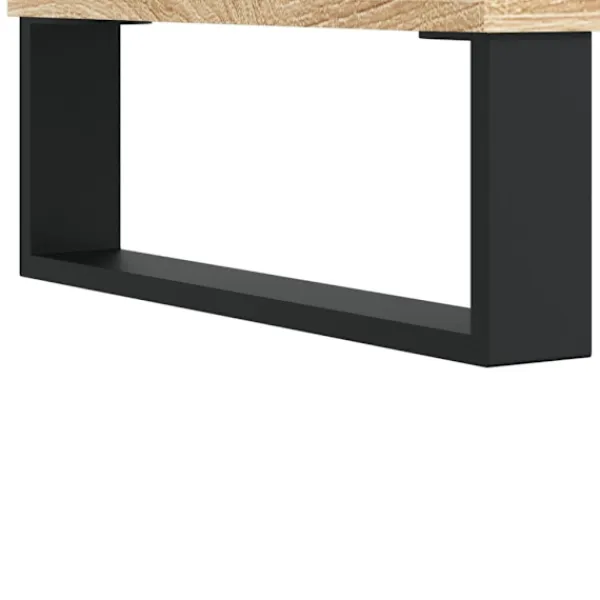 vidaXL Byråer>Sängbord sonoma-ek 40x40x66 cm konstruerat trä
