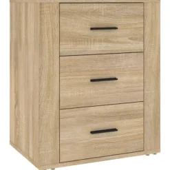 vidaXL Byråer>Sängbord sonoma-ek 50x36x60 cm konstruerat trä