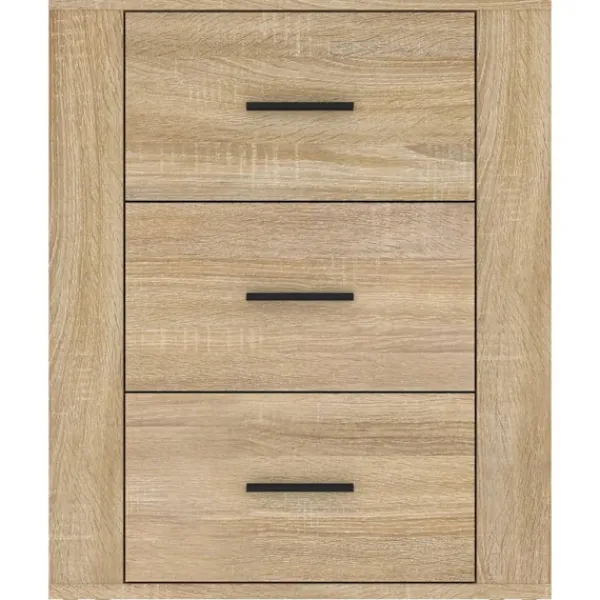 vidaXL Byråer>Sängbord sonoma-ek 50x36x60 cm konstruerat trä