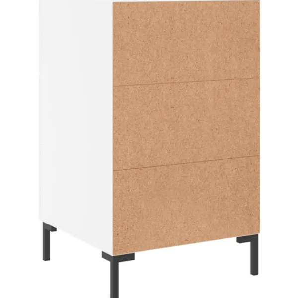 vidaXL Byråer>Sängbord 40x40x66 cm konstruerat trä