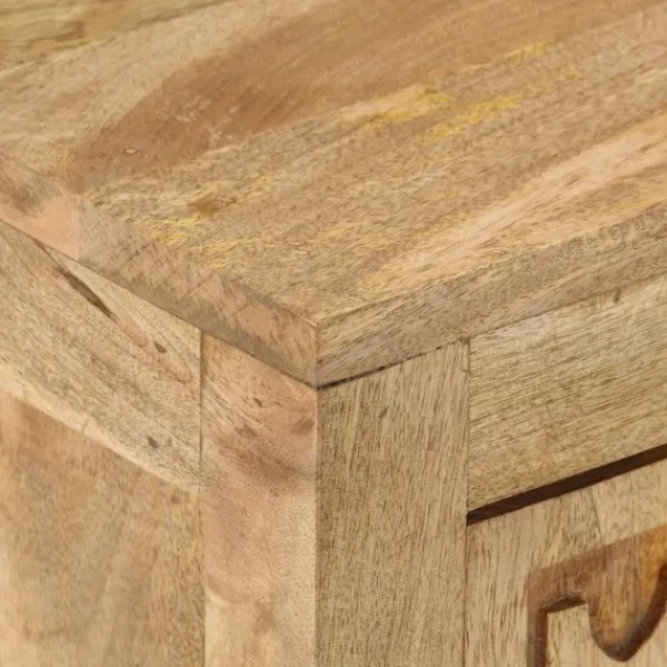 vidaXL Sängar>Sängbord 40x30x50 cm massivt mangoträ