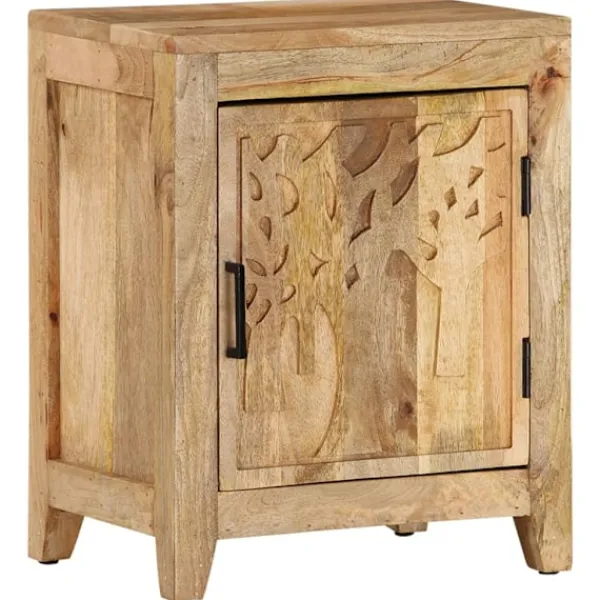 vidaXL Sängar>Sängbord 40x30x50 cm massivt mangoträ