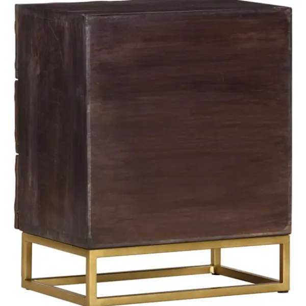 vidaXL Sängar>Sängbord 40x30x50 cm massivt mangoträ
