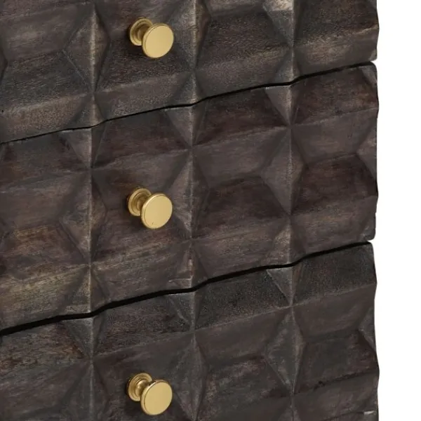 vidaXL Sängar>Sängbord 40x30x50 cm massivt mangoträ