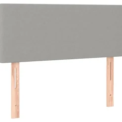 vidaXL Sängar>Sänggavel 90x5x78/88 cm tyg Grå