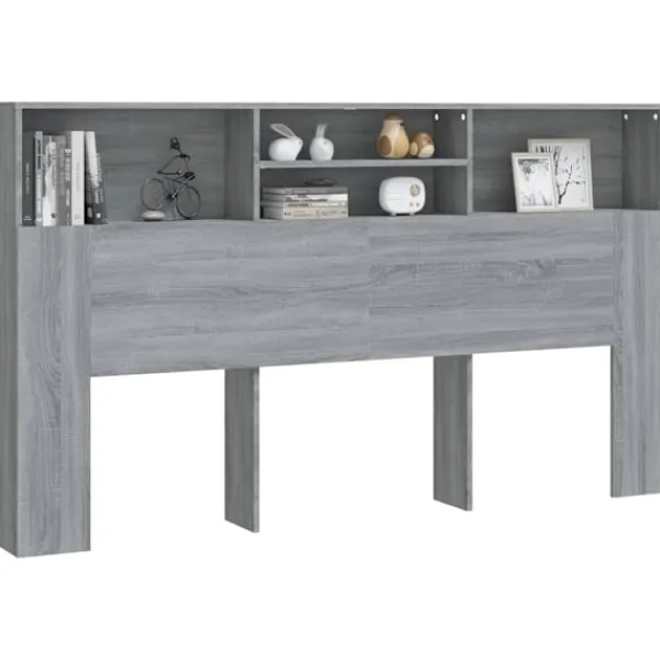 vidaXL Sängar>Sänggavel med förvaring sonoma 180x19x103,5 cm