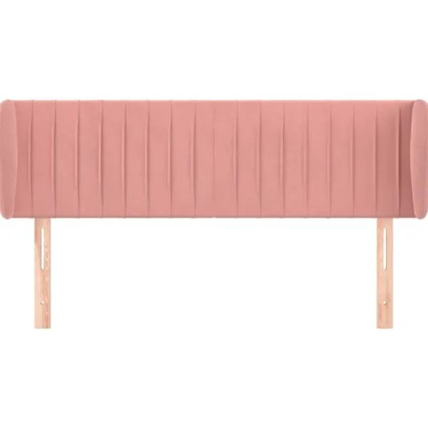 vidaXL Sängar>Sänggavel med kanter 147x23x78/88 cm sammet