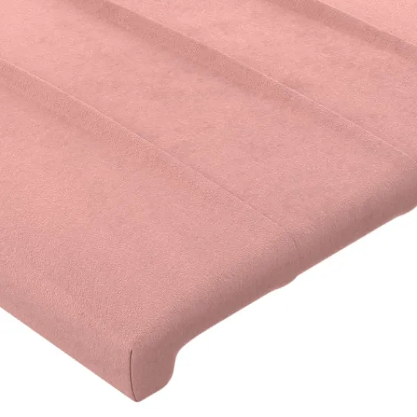 vidaXL Sängar>Sänggavel med kanter 147x23x78/88 cm sammet
