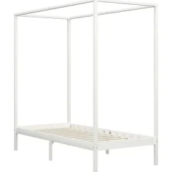 vidaXL Sängar>Sänghimmel utan madrass massivt trä 90x200 cm