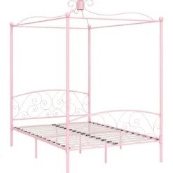 vidaXL Sängar>Sänghimmel utan madrass metall 120x200 cm