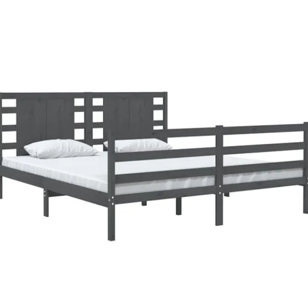 vidaXL Sängar>Sängram massiv furu 140x190 cm