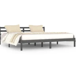 vidaXL Sängar>Sängram massiv furu 200x200 cm