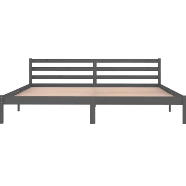 vidaXL Sängar>Sängram massiv furu 200x200 cm