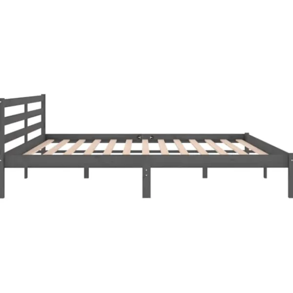 vidaXL Sängar>Sängram massiv furu 200x200 cm