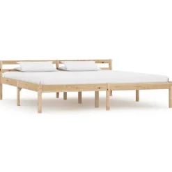 vidaXL Sängar>Sängram massiv furu 160x200 cm