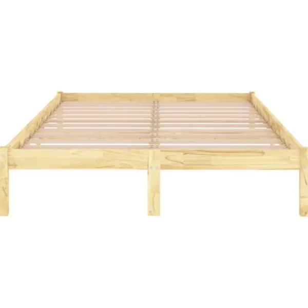 vidaXL Sängar>Sängram massiv furu 160x200 cm
