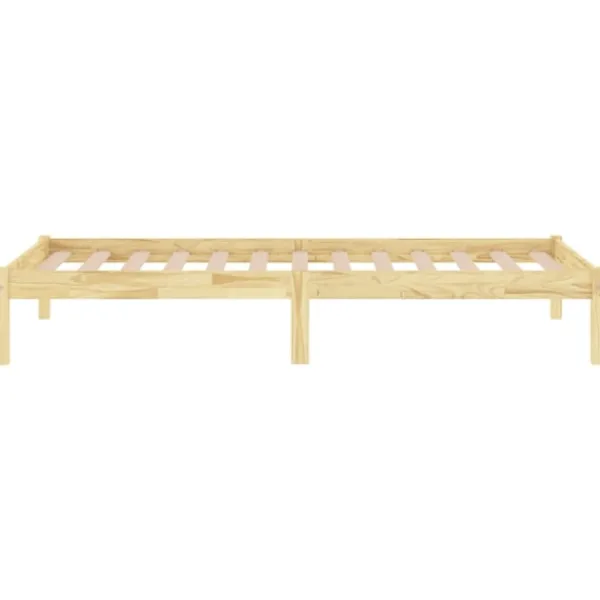 vidaXL Sängar>Sängram massiv furu 100x200 cm
