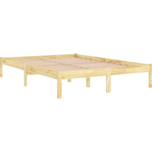 vidaXL Sängar>Sängram massiv furu 140x200 cm