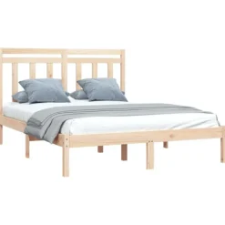vidaXL Sängar>Sängram massivt trä 150x200 cm