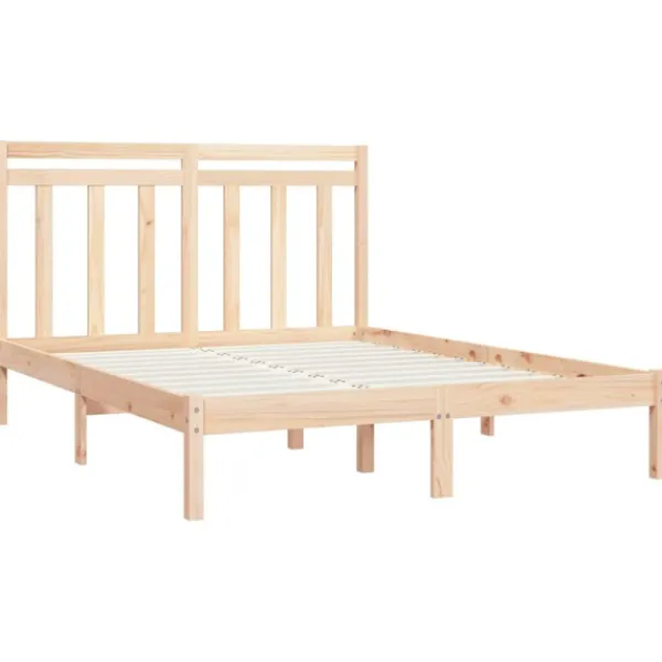 vidaXL Sängar>Sängram massivt trä 150x200 cm