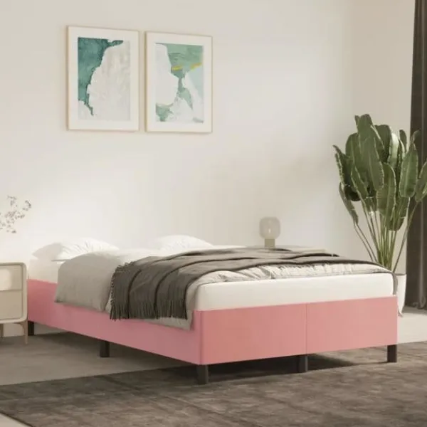 vidaXL Sängar>Sängram 120x200 cm sammet