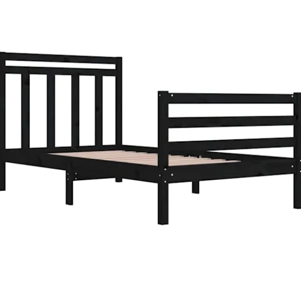 vidaXL Sängar>Sängram massivt trä 100x200 cm