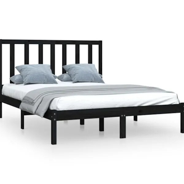 vidaXL Sängar>Sängram massiv furu 120x200 cm