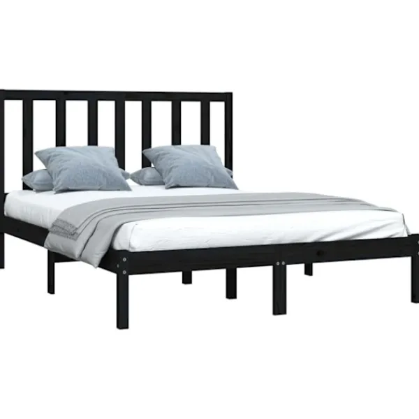 vidaXL Sängar>Sängram massiv furu 120x200 cm