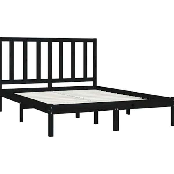 vidaXL Sängar>Sängram massiv furu 120x200 cm