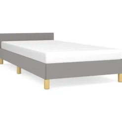 vidaXL Sängar>Sängram utan madrass ljus 80x200 cm tyg